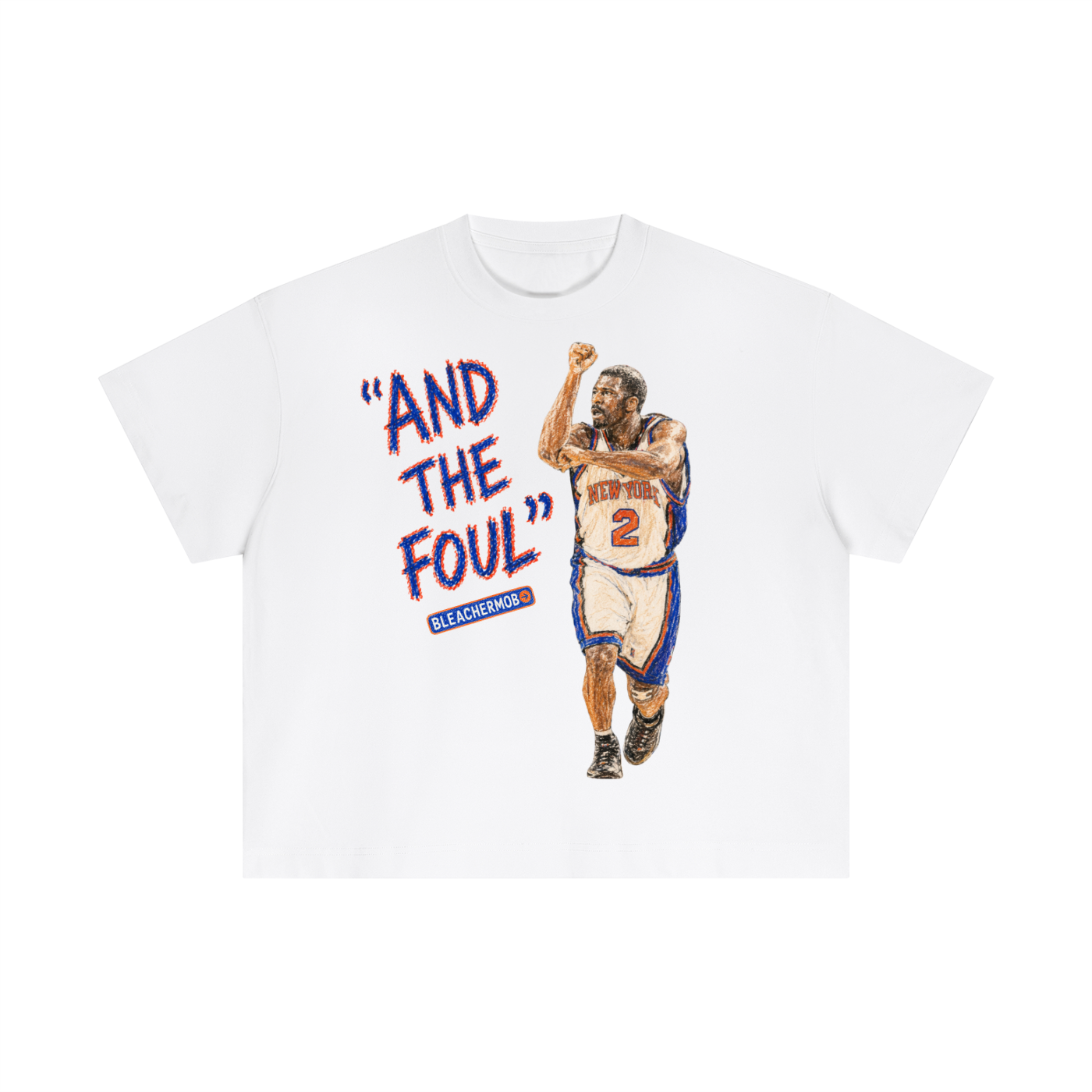 “FOUR POINT PLAY” SCRIBBLE TEE