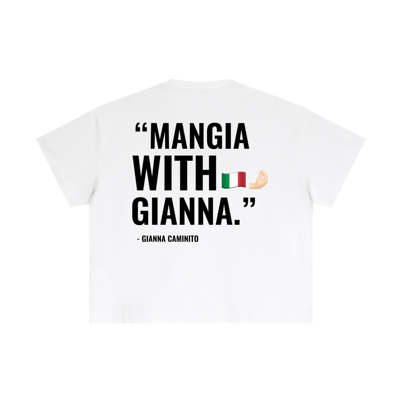 “SUNDAY SAUCE CLUB” WHITE TEE